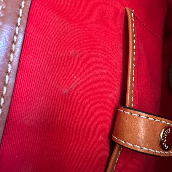 Dooney & Bourke Pebble Grain Zip Zip Satchel in Teal - Picture 9 of 15